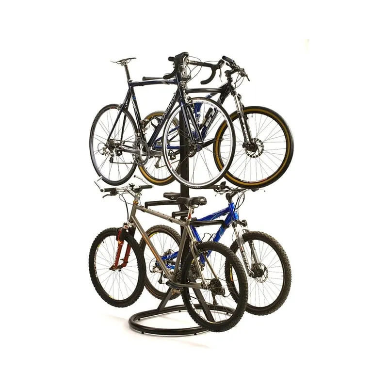Four-Bike Dual-Tier Parking Stand — view 2