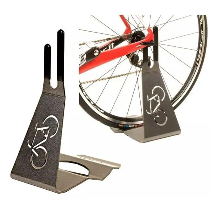 Steel Plate Bike Wheel Stand — view 2