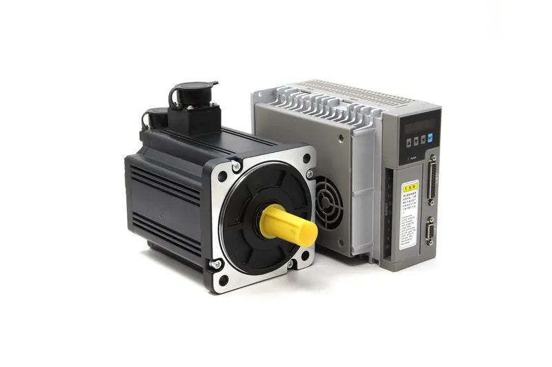 Servo motor with matching servo drive