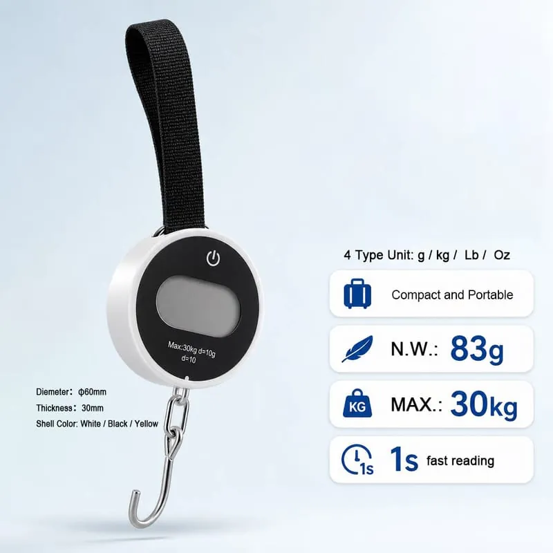 Mini Digital Hanging Scale — view 3