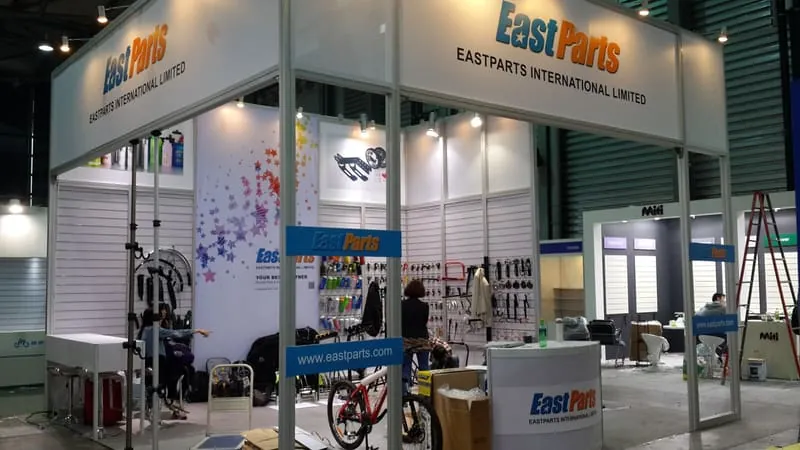 EASTPARTS booth at China Cycle 2014, Shanghai