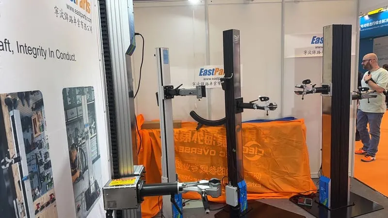 Repair stands on display at China Cycle 2026, Shanghai