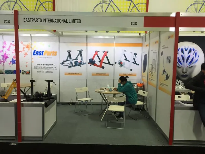 EASTPARTS staff at booth 31253, Interbike 2015, Las Vegas