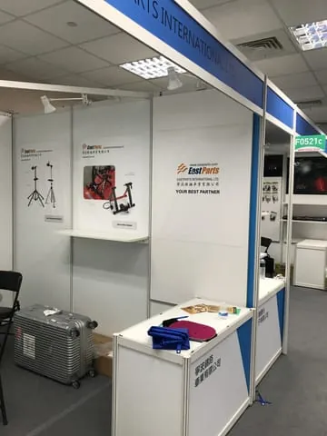 EASTPARTS booth at Taipei Cycle 2018