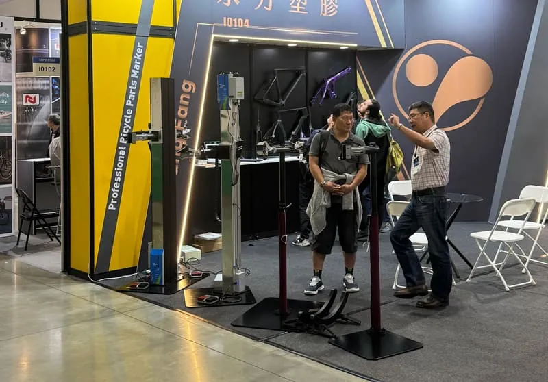 Visitors at EASTPARTS stand, Taipei Cycle 2026